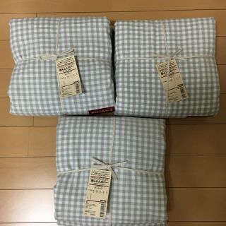 ムジルシリョウヒン(MUJI (無印良品))の★無印良品 掛け布団カバー シングル 3枚セット★(シーツ/カバー)