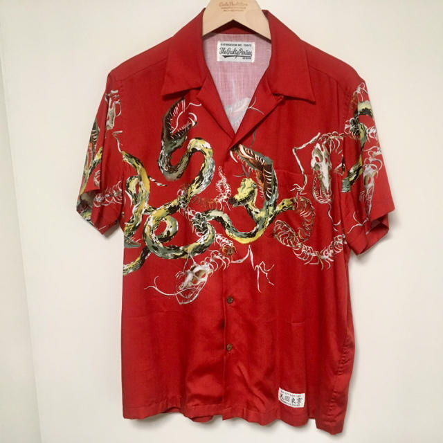 ットカード】 WACKO MARIA - 希少 XL wackomaria コブラ柄 アロハ ...
