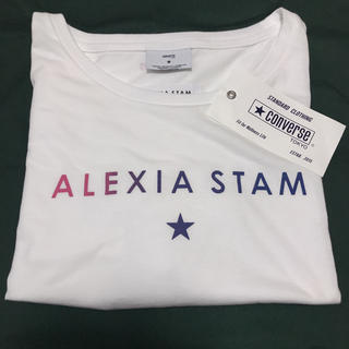 アリシアスタン(ALEXIA STAM)のalexiastam コンバース コラボTシャツ※プレゼント用(Tシャツ(半袖/袖なし))