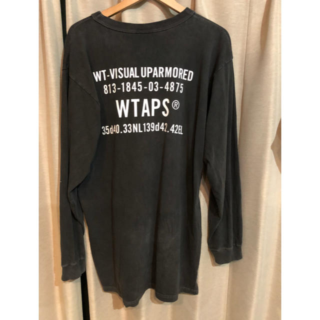 W)taps(ダブルタップス)のWTAPS DESIGN LS SPEC BEGGIE M 黒 ロンT メンズのトップス(Tシャツ/カットソー(七分/長袖))の商品写真