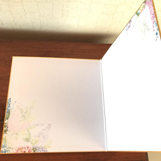 とても綺麗な花の模様の色紙2枚セット☆ インテリア/住まい/日用品の文房具(その他)の商品写真