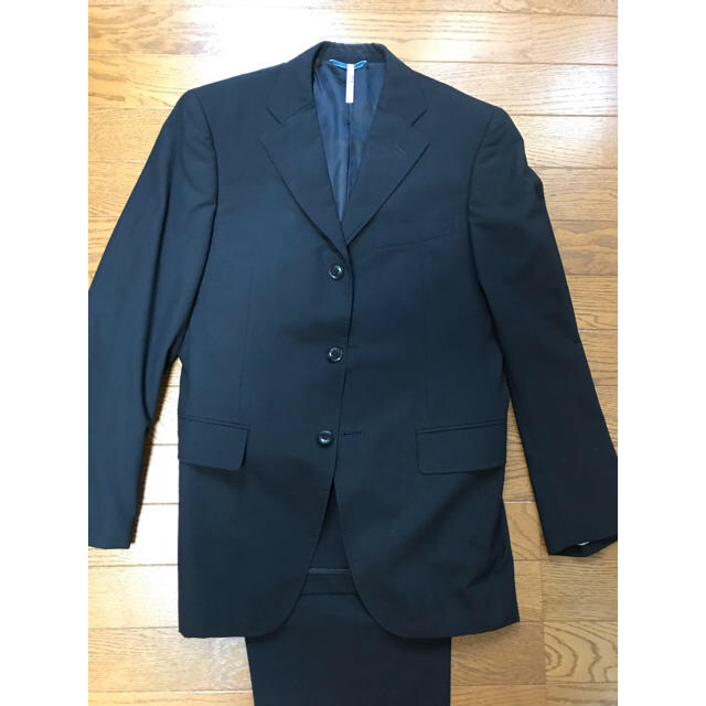 THE SUIT COMPANY(スーツカンパニー)の就職活動 スーツセレクト21 冠婚葬祭 黒無地 SSD1700-27 Y5 メンズのスーツ(セットアップ)の商品写真