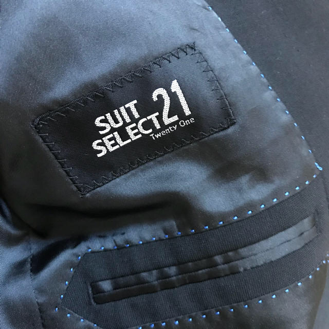 THE SUIT COMPANY(スーツカンパニー)の就職活動 スーツセレクト21 冠婚葬祭 黒無地 SSD1700-27 Y5 メンズのスーツ(セットアップ)の商品写真