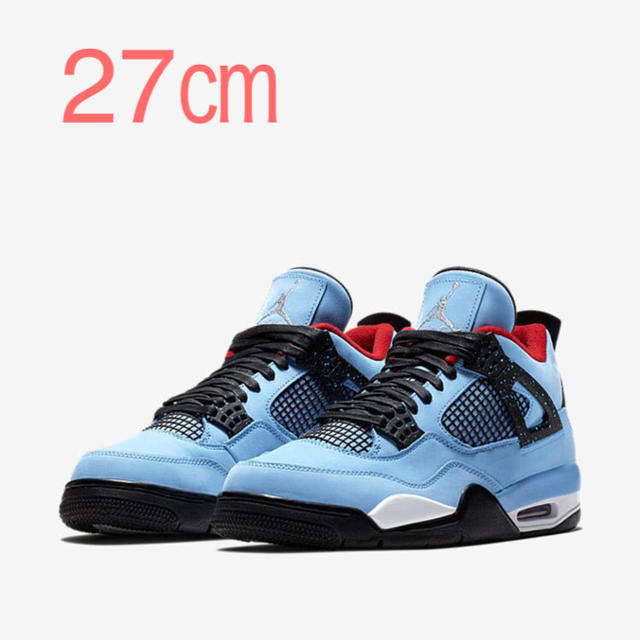 NIKE(ナイキ)のnike air jordan 4 retro travis scott  メンズの靴/シューズ(スニーカー)の商品写真