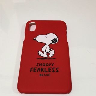 スヌーピー(SNOOPY)の新品 スヌーピー  iPhone CPUハードケース 赤色(iPhoneケース)