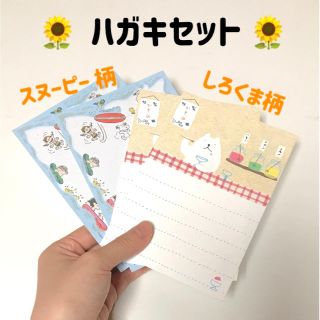 スヌーピー(SNOOPY)のハガキ セット 暑中お見舞い 暑中お見舞いハガキ 手紙 スヌーピー シロクマ(使用済み切手/官製はがき)