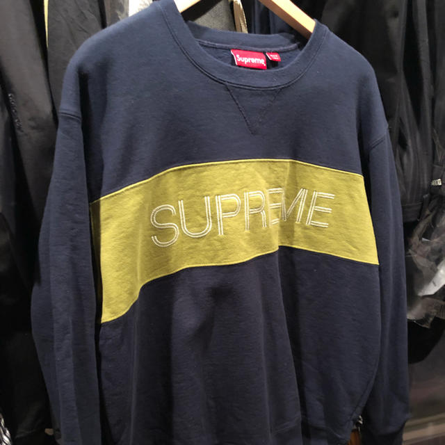 Supreme(シュプリーム)のsupreme トレーナー ネイビー 紺 メンズのトップス(スウェット)の商品写真