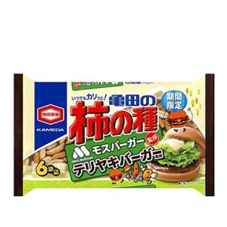 カメダセイカ(亀田製菓)の亀田製菓 亀田の柿の種テリヤキバーガー風味6袋詰 182g(菓子/デザート)