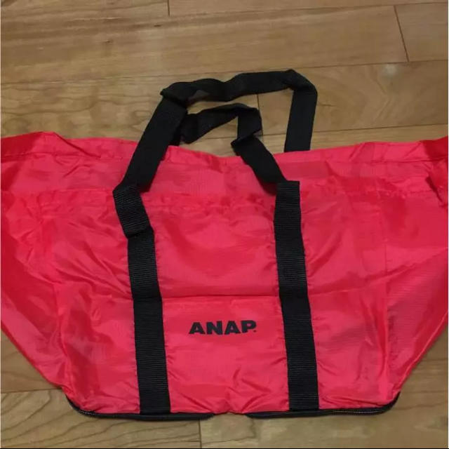 ANAP(アナップ)のANAP★買い物バック★レッド レディースのバッグ(エコバッグ)の商品写真