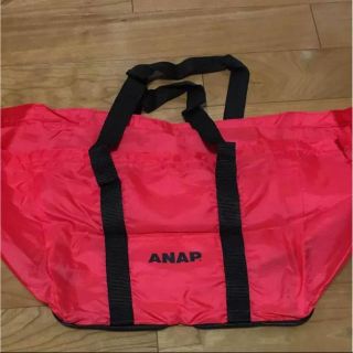 アナップ(ANAP)のANAP★買い物バック★レッド(エコバッグ)