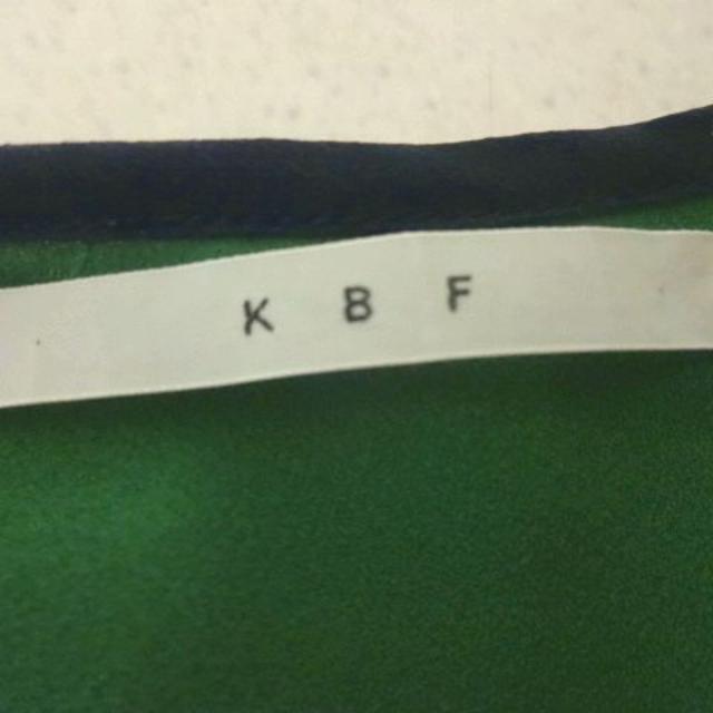 KBF(ケービーエフ)のKBFケービーエフ♡シフォングリーンカットソーブラウス レディースのトップス(シャツ/ブラウス(半袖/袖なし))の商品写真