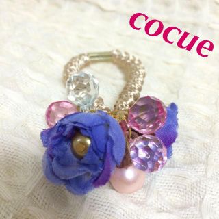 コキュ(COCUE)のcocueコキュ★お花モチーフ・ヘアゴム(ヘアゴム/シュシュ)