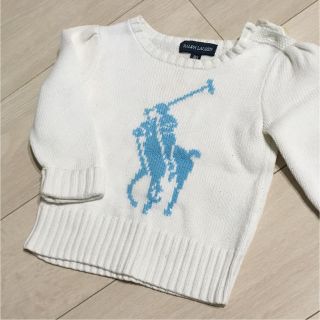 ラルフローレン(Ralph Lauren)のラルフローレン★コットンセーター★80(ニット/セーター)