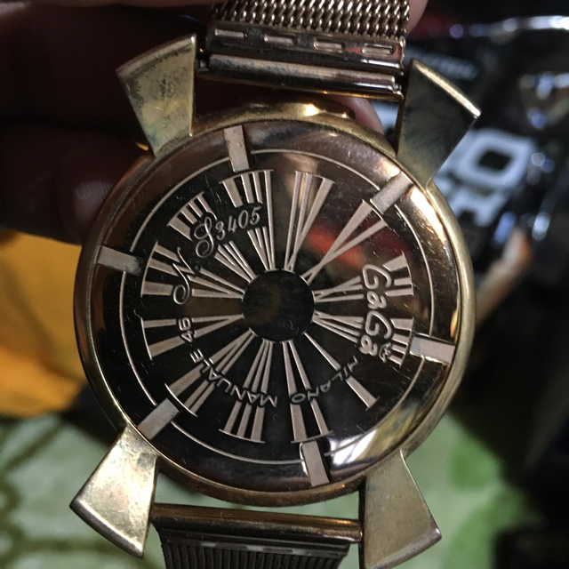 GaGa MILANO - ガガミラノ マヌアーレ スリム46mm ゴールドの GaGa MILANO - ガガミラノ マヌアーレ スリム46mm ゴールドの
