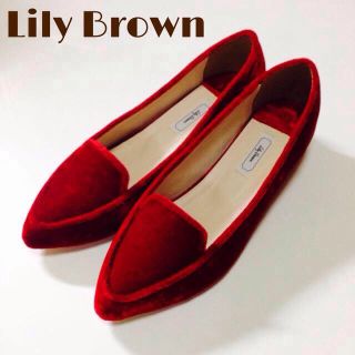 リリーブラウン(Lily Brown)のベルベットインヒールパンプス(ハイヒール/パンプス)