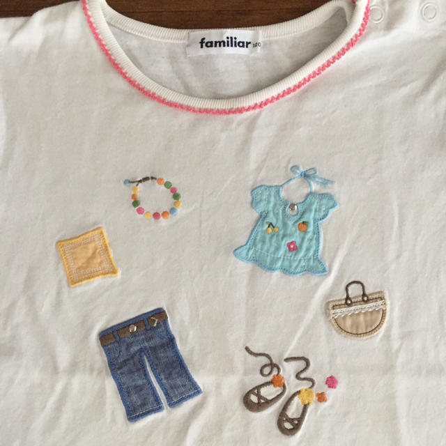 familiar(ファミリア)のfamiliar半袖Tシャツ キッズ/ベビー/マタニティのキッズ服女の子用(90cm~)(Tシャツ/カットソー)の商品写真