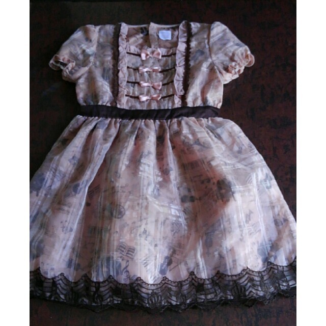 axes femme(アクシーズファム)のaxes fammeワンピースキッズ140 キッズ/ベビー/マタニティのキッズ服女の子用(90cm~)(ワンピース)の商品写真