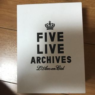 ラルクアンシエル(L'Arc～en～Ciel)のL'Arc～en～CielのFIVE LIVE ARCHIVESのDVD(ミュージック)