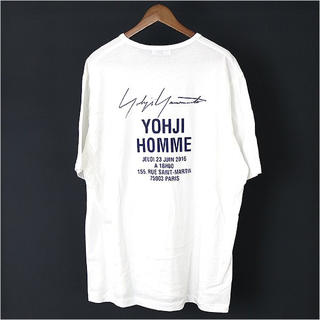 ヨウジヤマモト(Yohji Yamamoto)のyohji yamamoto staff tシャツ 白(Tシャツ/カットソー(半袖/袖なし))