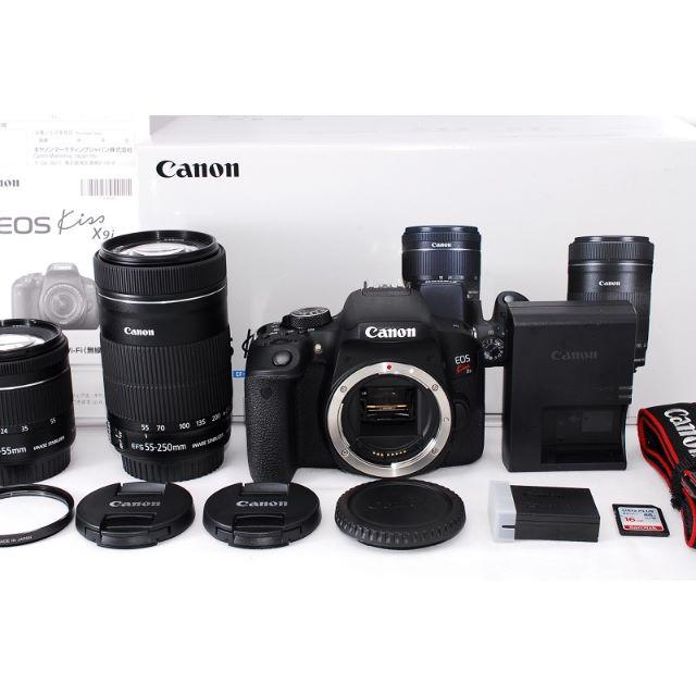 Canon - Canon EOS KISS X9i ダブルズームキット すぐ使えます!!