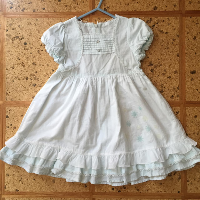 FELISSIMO(フェリシモ)のFELISSIMO☆フリフリワンピース 100cm キッズ/ベビー/マタニティのキッズ服女の子用(90cm~)(ワンピース)の商品写真