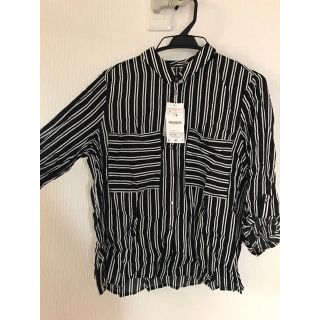 ベルシュカ(Bershka)のStradivarius☆ボーダーシャツ 新品未使用(シャツ/ブラウス(長袖/七分))