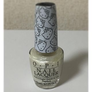 オーピーアイ(OPI)のOPIネイルラッカー キティホワイト ホワイト系の細かいラメ(マニキュア)