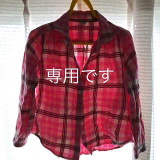 ユニクロ(UNIQLO)のチェックシャツ110(ブラウス)