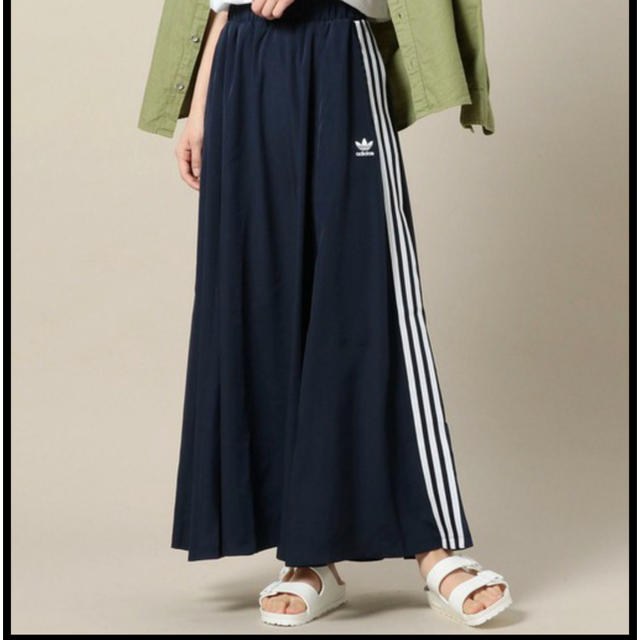 adidas(アディダス)のラスト１点♡L♡adidas BEAUTY&YOUTH コラボ ロングスカート レディースのスカート(ロングスカート)の商品写真
