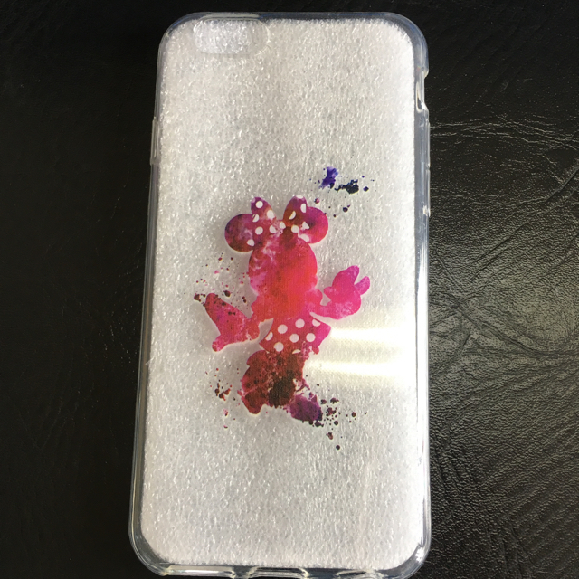 Disney(ディズニー)のiPhone６/6s 水彩画風 ミニー iPhoneケース スマホ/家電/カメラのスマホアクセサリー(iPhoneケース)の商品写真