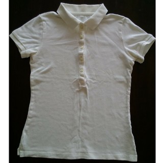 ムジルシリョウヒン(MUJI (無印良品))の無印良品 MUJI ポロシャツ 白 Ｓ(ポロシャツ)