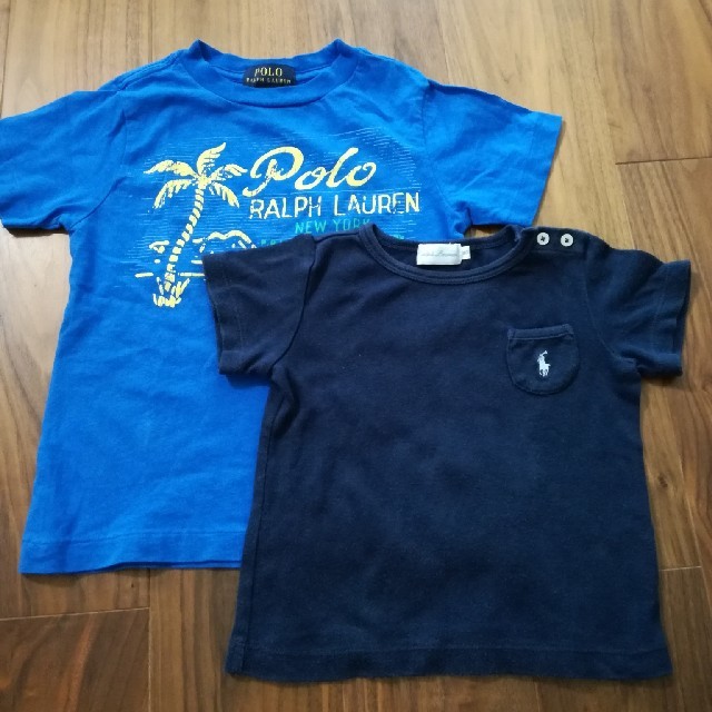 Ralph Lauren(ラルフローレン)のポロ　ラルフローレン　Tシャツ　2枚セット キッズ/ベビー/マタニティのベビー服(~85cm)(Ｔシャツ)の商品写真