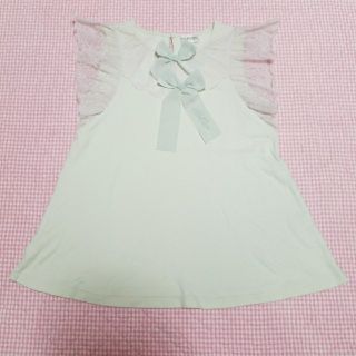 ジルスチュアート(JILLSTUART)のna様専用☆ジルスチュアート130 リボンがかわいいトップス レース(Tシャツ/カットソー)