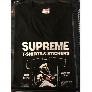 シュプリーム(Supreme)のM 黒 Supreme T shirts & Stickers Tee (Tシャツ(半袖/袖なし))