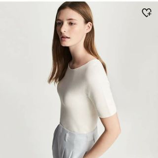 ユニクロ(UNIQLO)の★kenji様専用★UNIQLO3Dコットンクルーネックセーター(カットソー(半袖/袖なし))