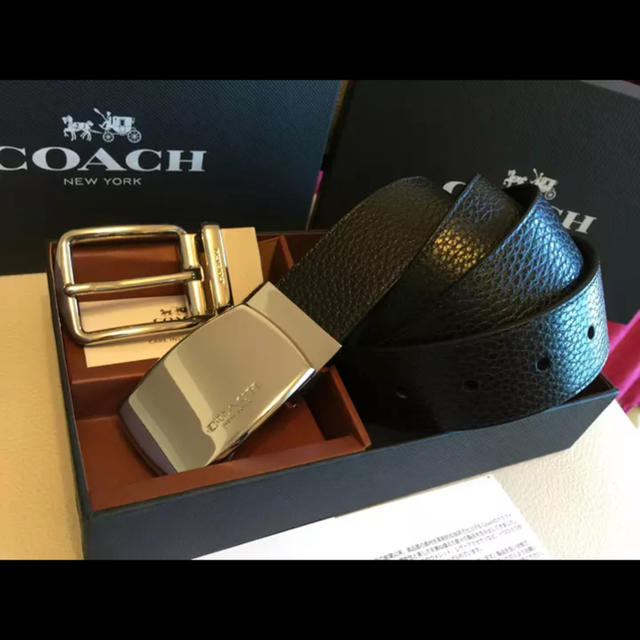 COACH(コーチ)の【COACHコーチ COACH リバシーブル本革ベルト メンズのファッション小物(ベルト)の商品写真