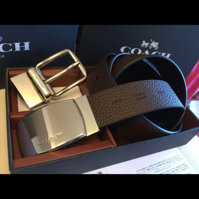 COACH(コーチ)の【COACHコーチ COACH リバシーブル本革ベルト メンズのファッション小物(ベルト)の商品写真