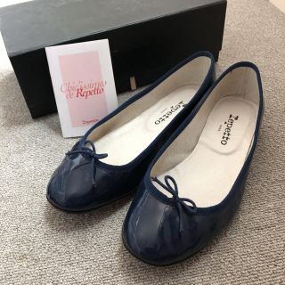 レペット(repetto)の可愛いレペット バレエシューズ ネイビー(バレエシューズ)