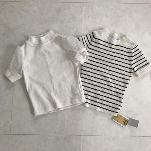 SNIDEL(スナイデル)のスナイデルガール トップス2点 キッズ/ベビー/マタニティのキッズ服女の子用(90cm~)(Tシャツ/カットソー)の商品写真