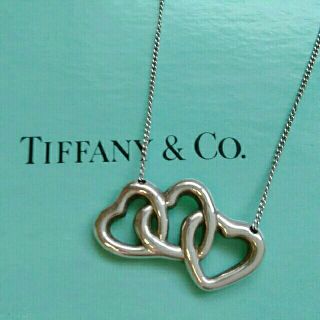 Tiffany & Co. - ティファニー 3連オープンハートネックレスシルバー ...