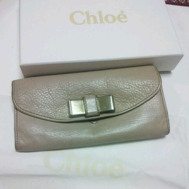 Chloe クロエ マーシー ピンクベージュ レア品-