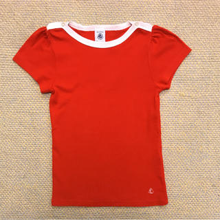 プチバトー(PETIT BATEAU)のプチバトー シンプル tシャツ 8ans/126cm(Tシャツ/カットソー)