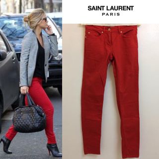 サンローラン(Saint Laurent)のYVES SAINT LAURENT 2010s ピラーティ期 スキニーデニム(デニム/ジーンズ)