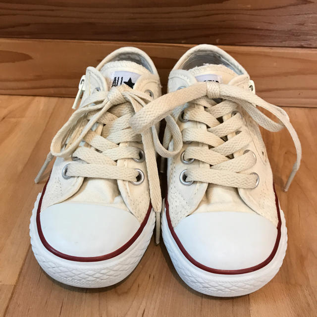 CONVERSE(コンバース)の《極美品》コンバース オールスター 16cm オフホワイト キッズ/ベビー/マタニティのキッズ靴/シューズ(15cm~)(スニーカー)の商品写真