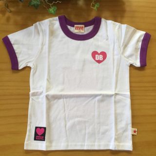 ドリームベイビーズ(DREAMBABYS)の新品✨DREAMBABYSドリームベイビーズ♡ハートロゴTシャツ♡WHT100✨(Tシャツ/カットソー)