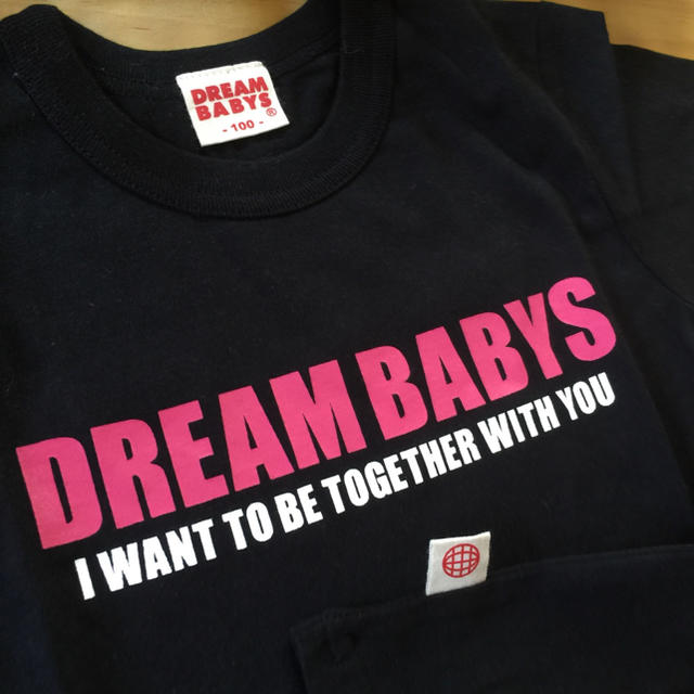 DREAMBABYS(ドリームベイビーズ)の新品✨DREAMBABYSドリームベイビーズ♡ハート刺繍Tシャツ♡BLA100✨ キッズ/ベビー/マタニティのキッズ服女の子用(90cm~)(Tシャツ/カットソー)の商品写真