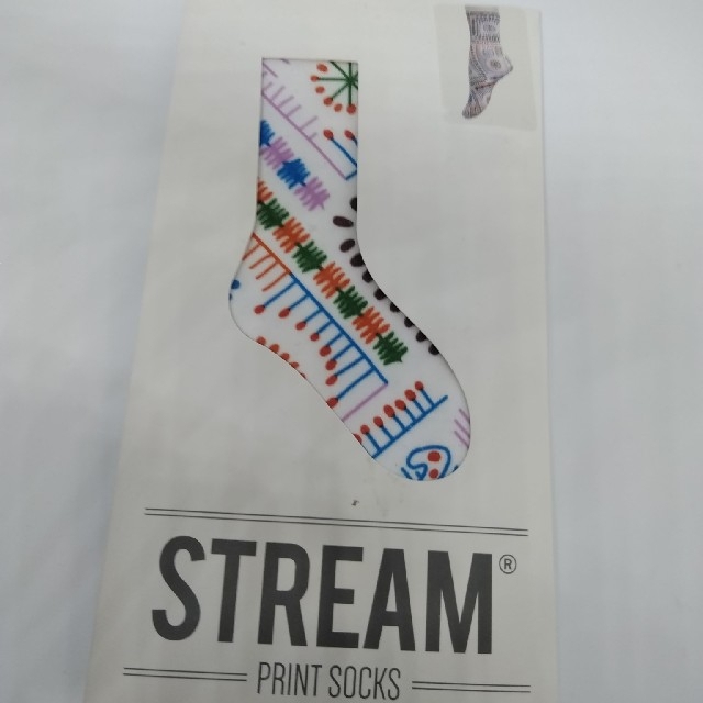 STREAM   PRINT SOCKS レディースのレッグウェア(ソックス)の商品写真