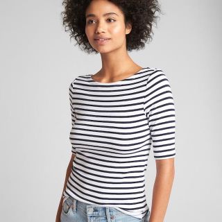 ギャップ(GAP)の新品 gap モダンストライプバレエバックtシャツ (Tシャツ(半袖/袖なし))