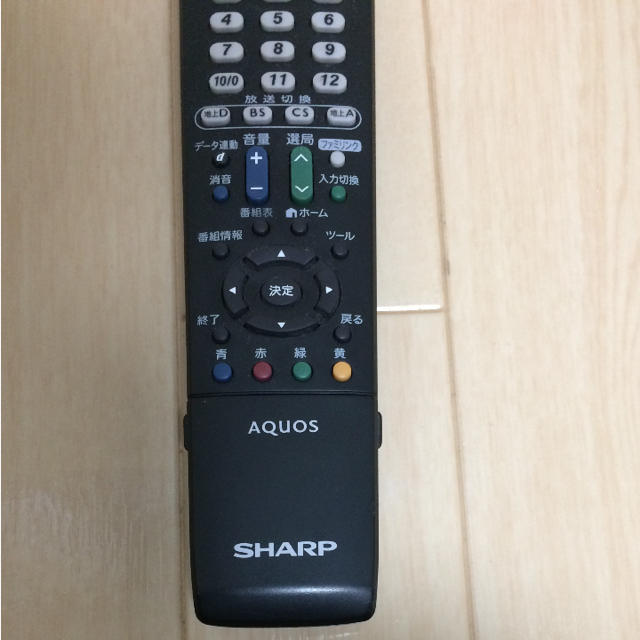 SHARP(シャープ)のシャープリモコン スマホ/家電/カメラのテレビ/映像機器(その他)の商品写真