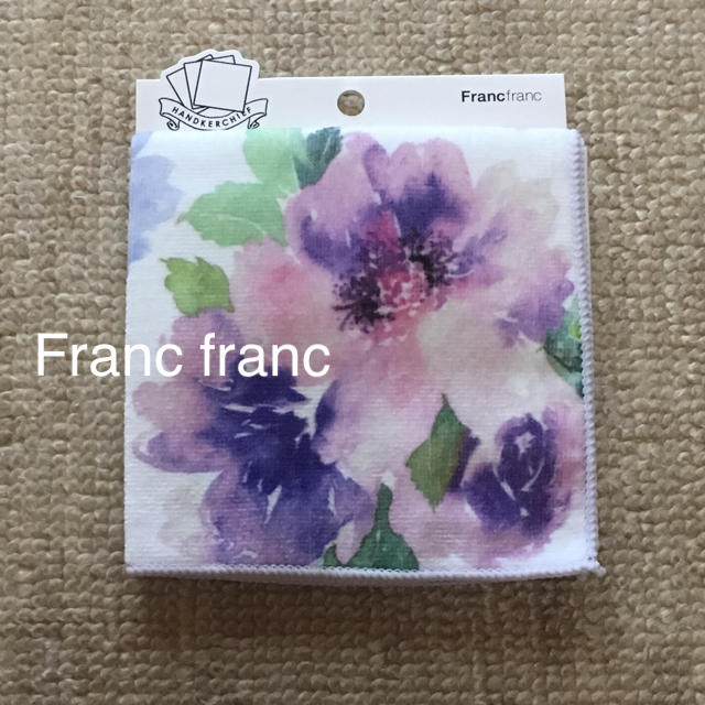 Francfranc(フランフラン)のフランフラン Francfranc ハンカチタオル 花柄 レディースのファッション小物(ハンカチ)の商品写真